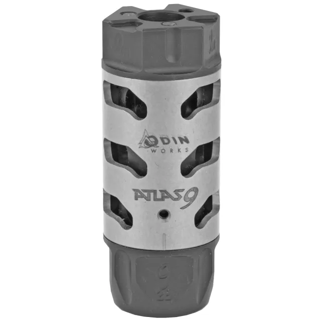 Odin Works MBATLAS928 Atlas 9mm Compensator 1/2-28 Titanium 2.56" - Odin Works - 9 mm