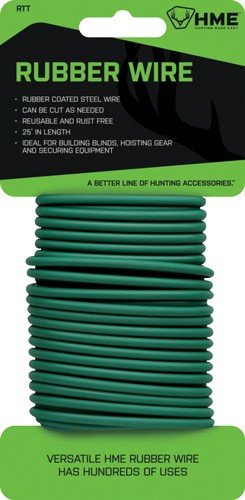 HME Products Rubber Wire 25 Green - GSM Outdoors