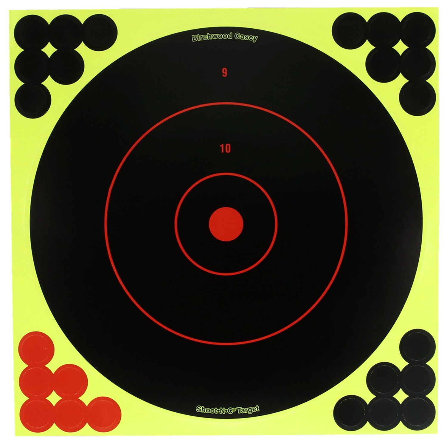 Birchwood Casey TDSNC1212PK 12" Bullseye Target Dispenser 12 Pack - Birchwood Casey