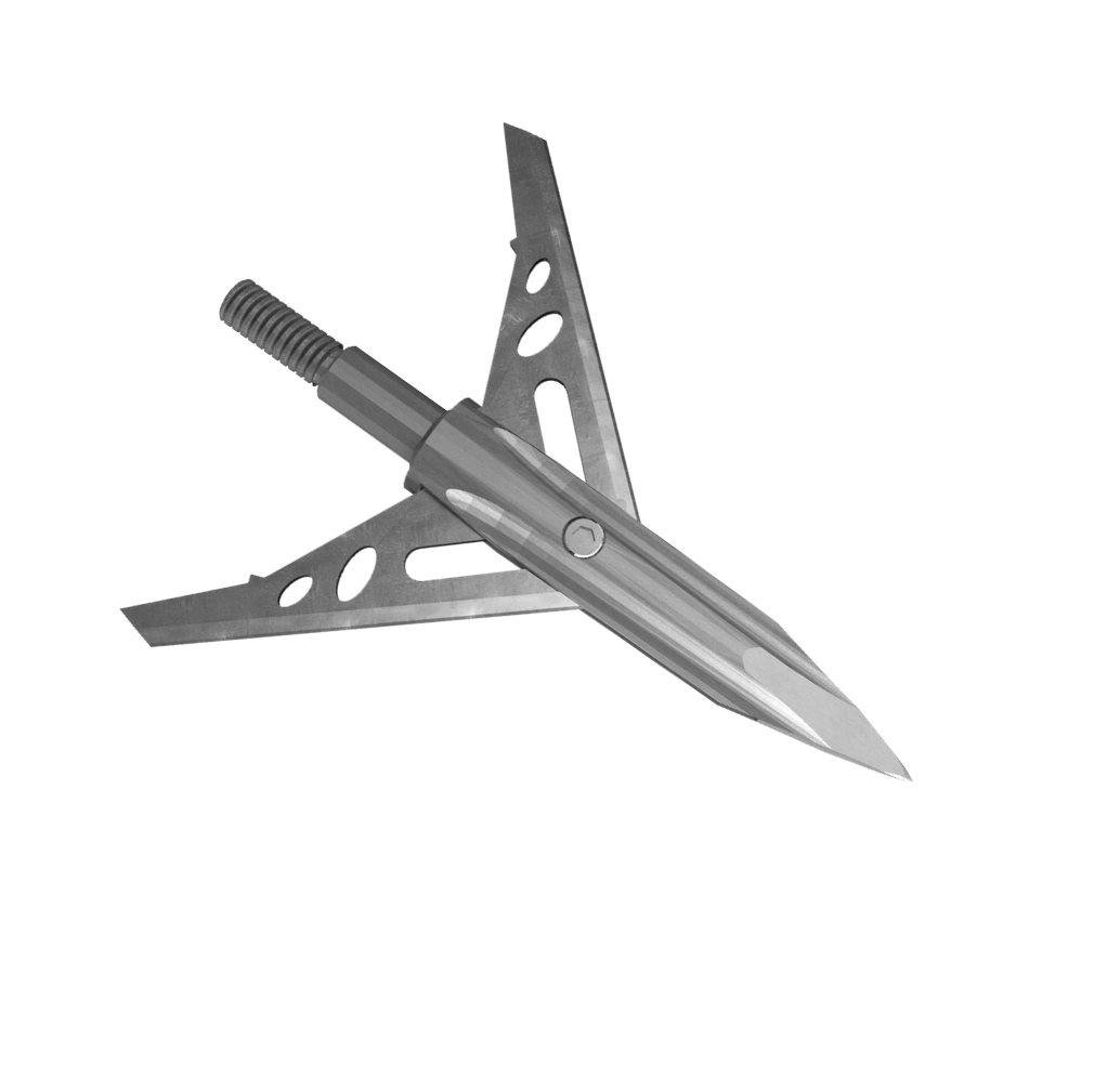 NAP Verdict NAP-VERD100 2-Blade Aluminum Broadhead 100gr 2" Cut 3-Pack - GSM Outdoors