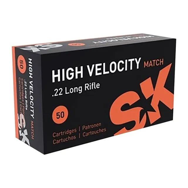 SK 22 LONG RIFLE 40GR ROUND NOSE 5000 CASE