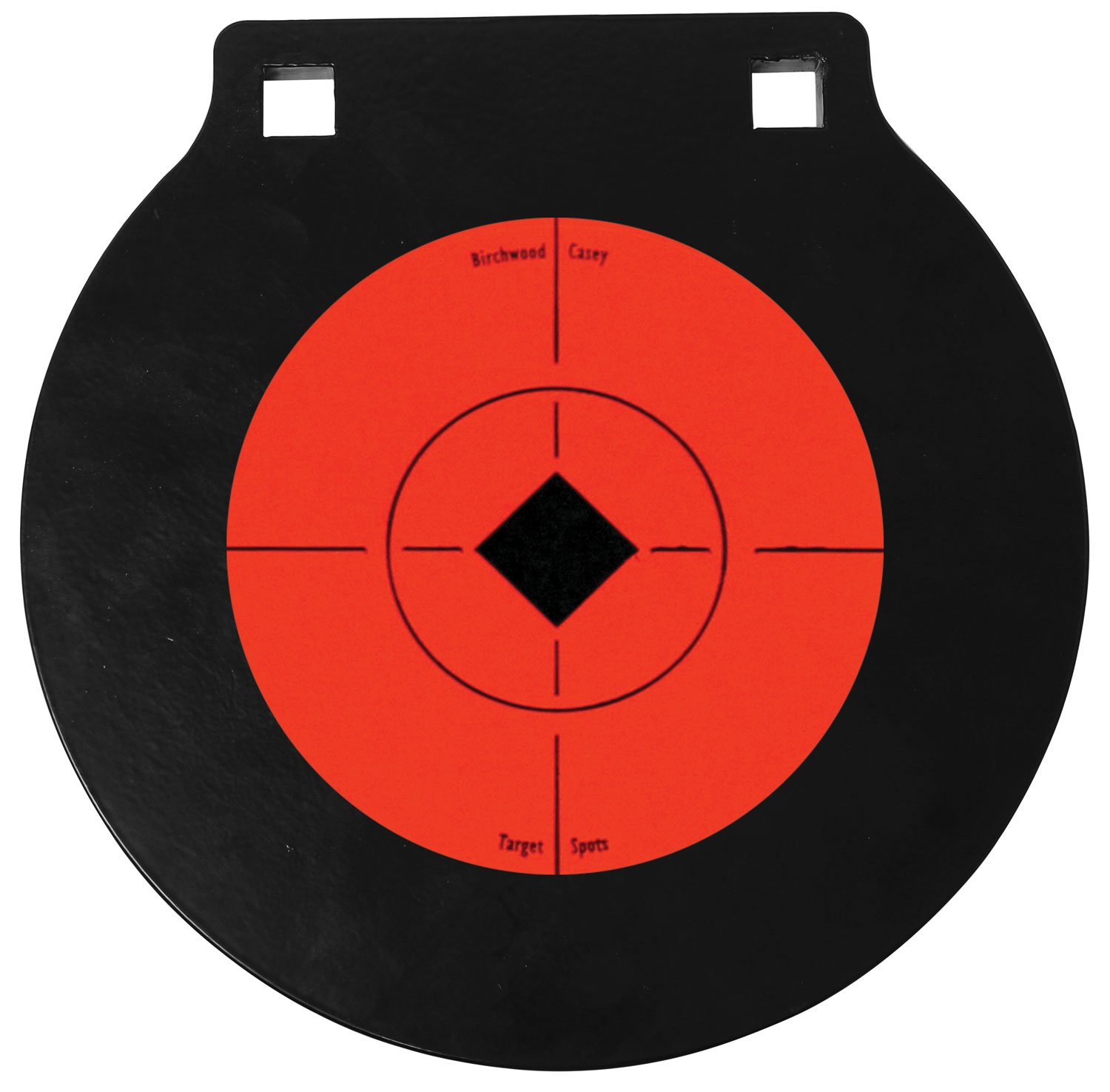 Birchwood Casey 47608 AR500 Steel Target 6 Inch Matte Black Double Hole - Birchwood Casey - 6"