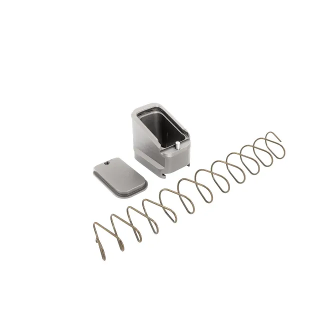 SHIELD ARMS MAG EXTENSION +5/4 GREY FITS CZ P10S MAGS