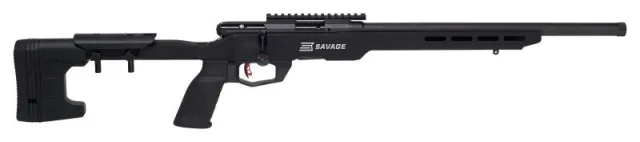 Savage B22 Precision 22 LR 18" 10+1 Matte Black Adjustable MDT ACC... - SAVAGE ARMS - 22 LR
