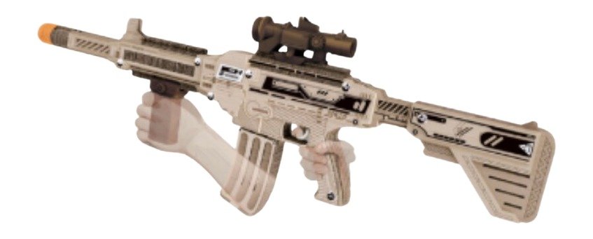 CAMP CBG-PZ-10 AR-15 3D-Printed Nerf Dart Launcher Shoots Darts - CAMP