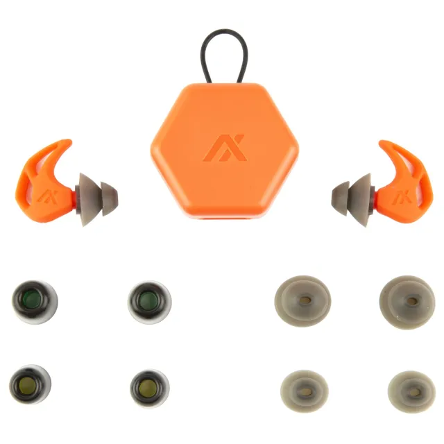 Buy AXIL X20-RED Earplugs, Red, 3 Silicon Tips, 2 Foam Tips, Pocket Case online