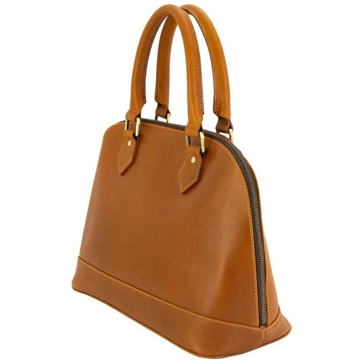 Cameleon S&W Classic Satchel Concealed Carry Purse Brown 49708 - Rugged Rare
