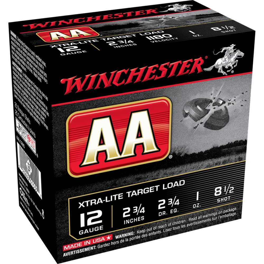 Winchester Ammo AAL1285 AA Xtra-Lite 12Gauge 2.75" 1oz 8.5Shot 25 Per... - Winchester