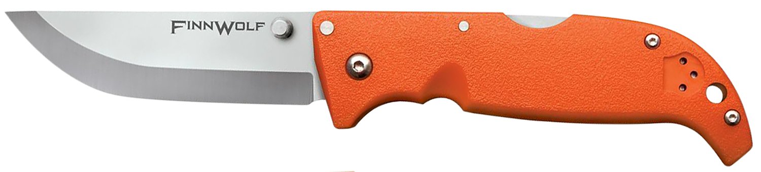 Cold Steel CS20NPJ Finn Wolf 3.5" AUS-8A Blade Orange Handle Knife - Cold Steel