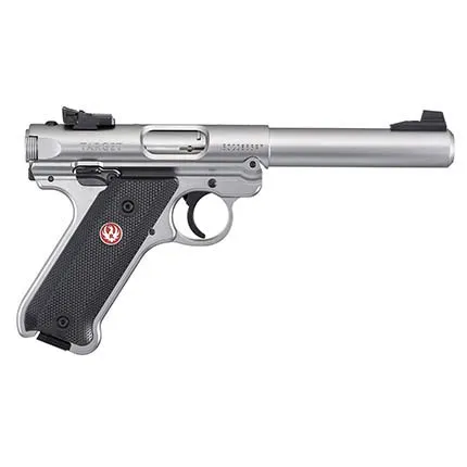 Ruger Mark IV .22 LR 5.5in Bull Barrel 10 Rd Mag Stainless Satin - Ruger - 22 LR