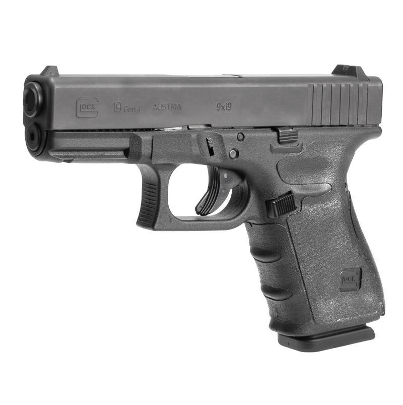Hogue 17240 Wrapter Adhesive Grip Black Gen4 Glock 19/19MOS/23/32 - Hogue