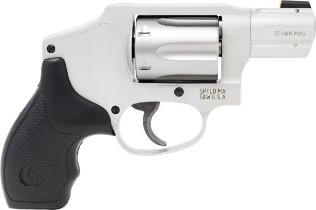 Buy Smith & WESSON INC M432 632 32 H&R MAG Round Butt/ Internal Hammer/ Brass Bead Front Sight 6 1.88 Matte Silver online