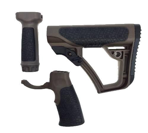 Daniel Defense 28-102-06145-011 AR-15 Furniture Kit Mil-Spec+ Brown - Daniel Defense
