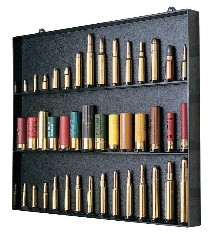 MTM Case-Gard Cartridge Display Board - Black, Holds up to 42 Rounds - MTM Case-Gard