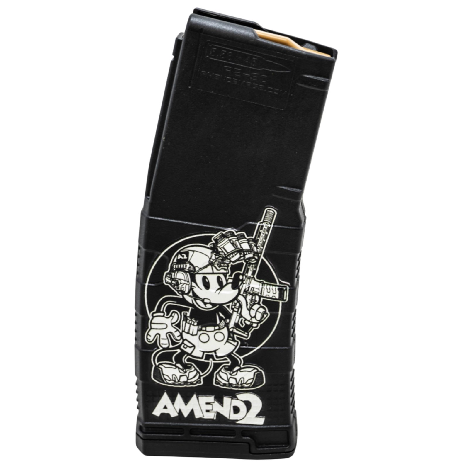 Amend2 AR-15 MOD3 5.56x45 30Rd Magazine Poly Steamboat Willie - Amend2 - .223 REM / 5.56 NATO MAGS ONLY