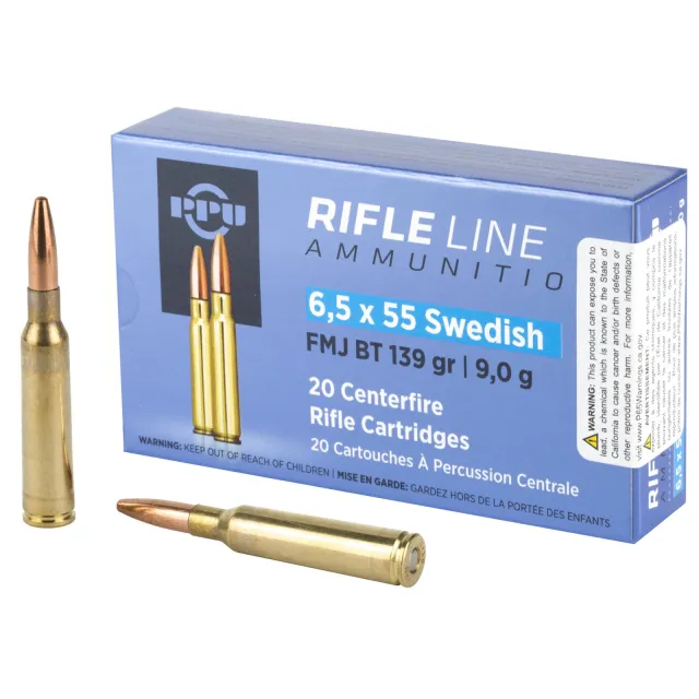 Buy Prvi Partizan PP6SWF 6.5x55 Swedish 139gr FMJ Boat Tail 20 Rounds online