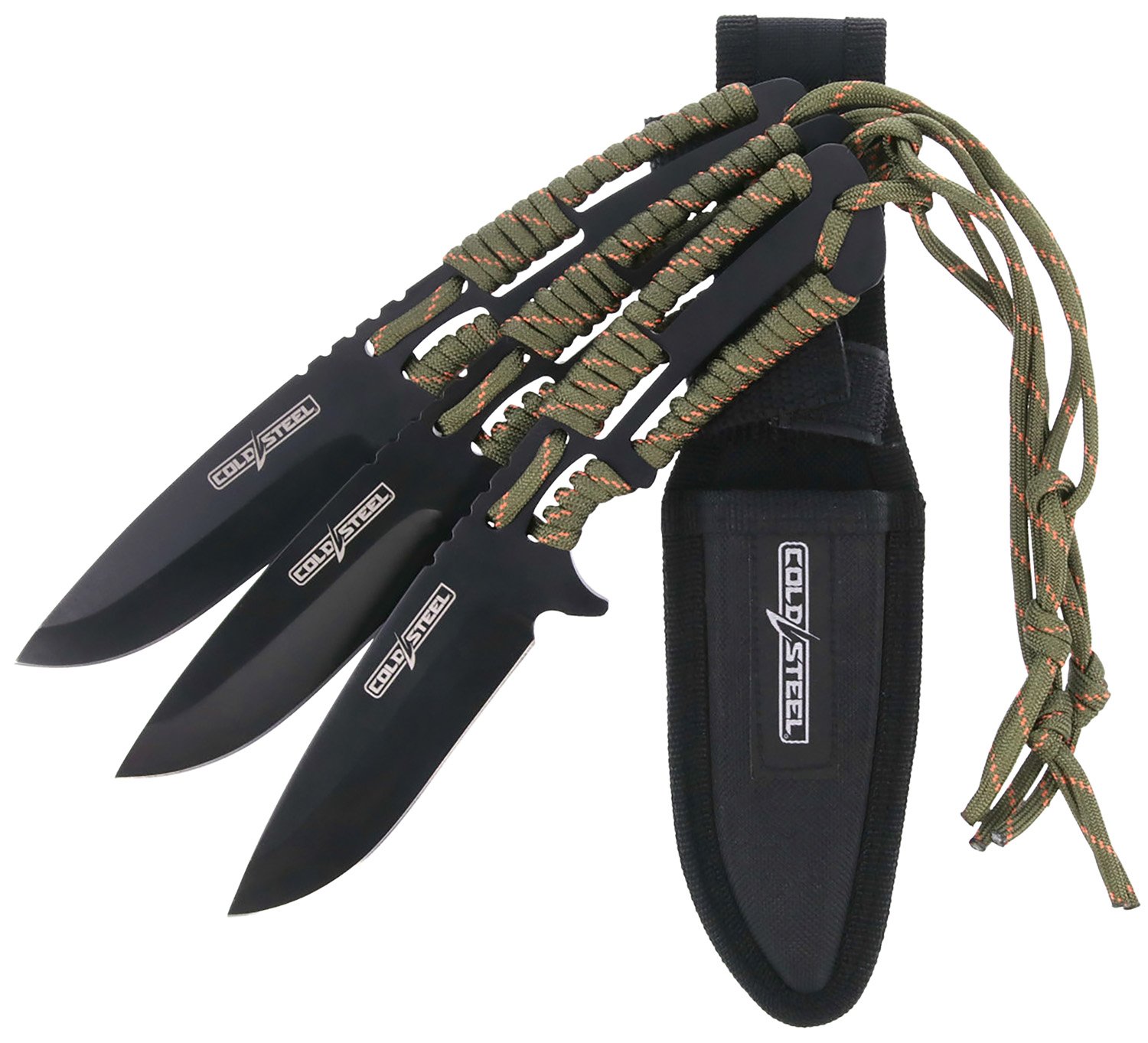 Cold Steel CSTH44KVD3PK Throwing Knives Set, 4.4" 420 Steel, Black Oxide - Cold Steel