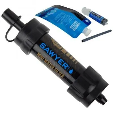 Sawyer MINI Water Filtration System 0.1 Micron Black 100000 Gallons - Sawyer