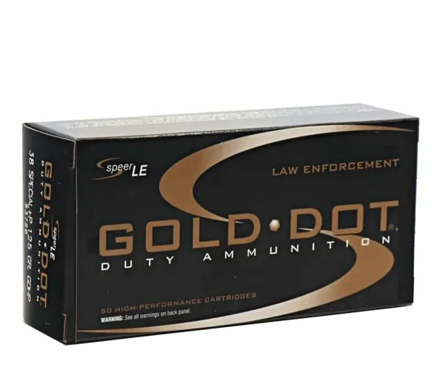 CCI GOLD DOT 38SPL+P 125GR GDHP - SPEER