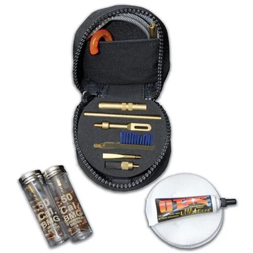 Otis FG-250 .50 Cal Rifle/Pistol Cleaning Kit, USA Made, Compact Case