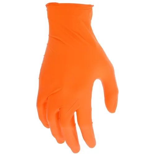 MCR Safety 3.5mil NBR Powder-Free Orange Nitrile Gloves - MCR Safety for sale at Smoke Wagon Firearms