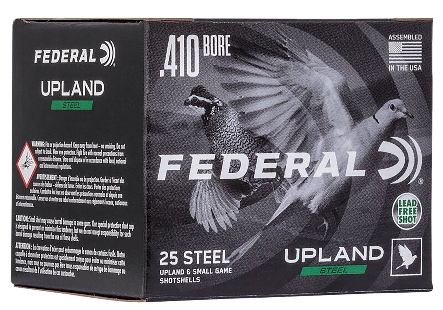 Buy Federal Premium USH410 Upland Steel 410 Gauge 3" 3/8oz #7.5 25rd Box online