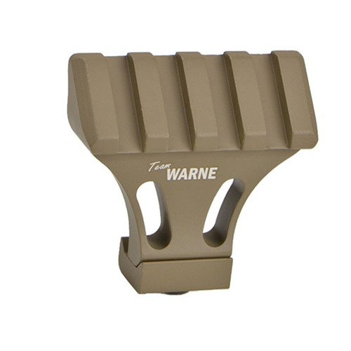 Warne WAA645DE 45° Offset Picatinny Mount Aluminum Dark Earth - Warne