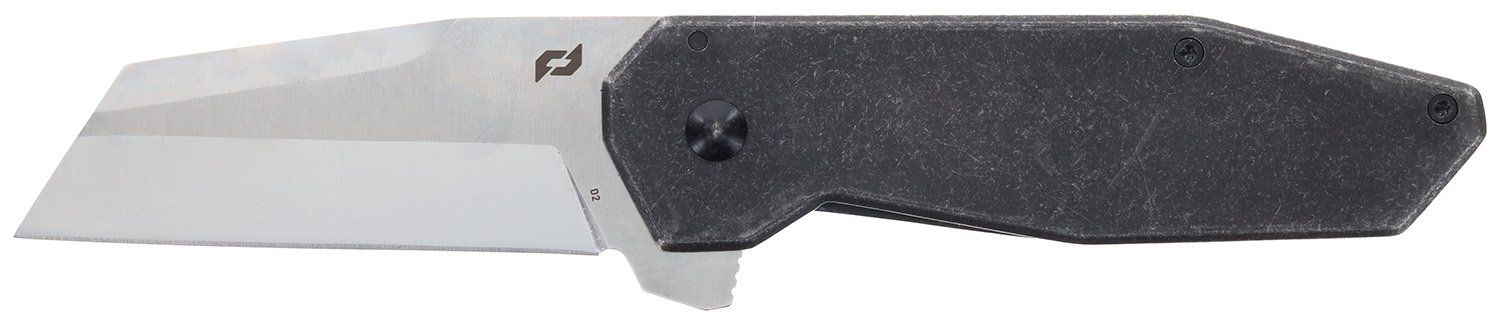 Schrade 1136251 Slyte 3" D2 Steel Folding Knife Dark Stonewash Handle - SCH