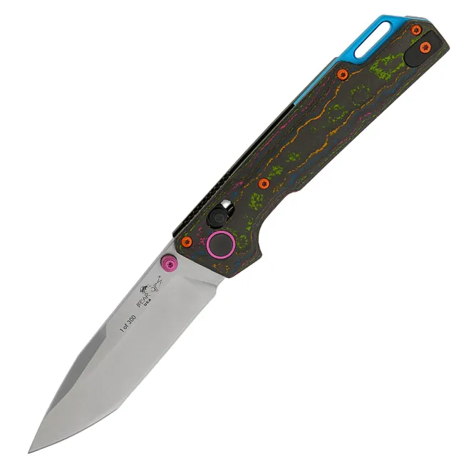 BEAR & SON NEKAMA-1 80'S CARBON CAMO LTD 3.5 STN Limited Run Numbered Item, Mad In The USA - BEAR CUTLE