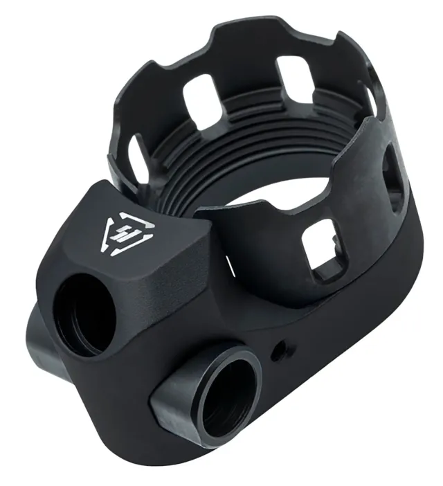 Strike Industries Tribus Castle Nut & End Plate Black Ambidextrous - Strike Industries