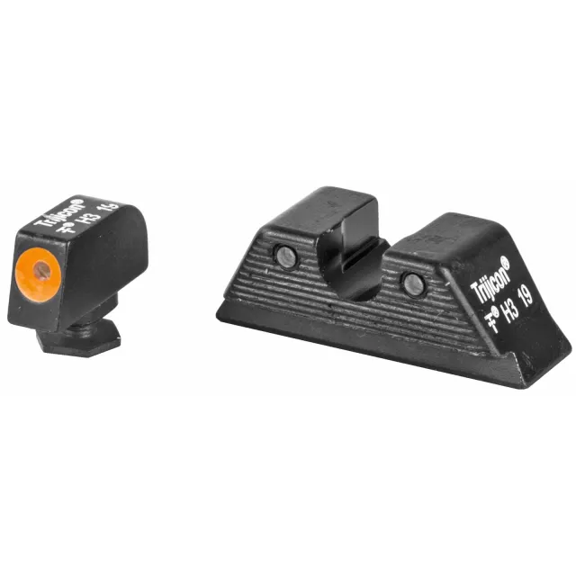 Trijicon HD Night Sight Set MOS f/Rear Orange Front Outline GL114-C-601089 - Trijicon - 9MM