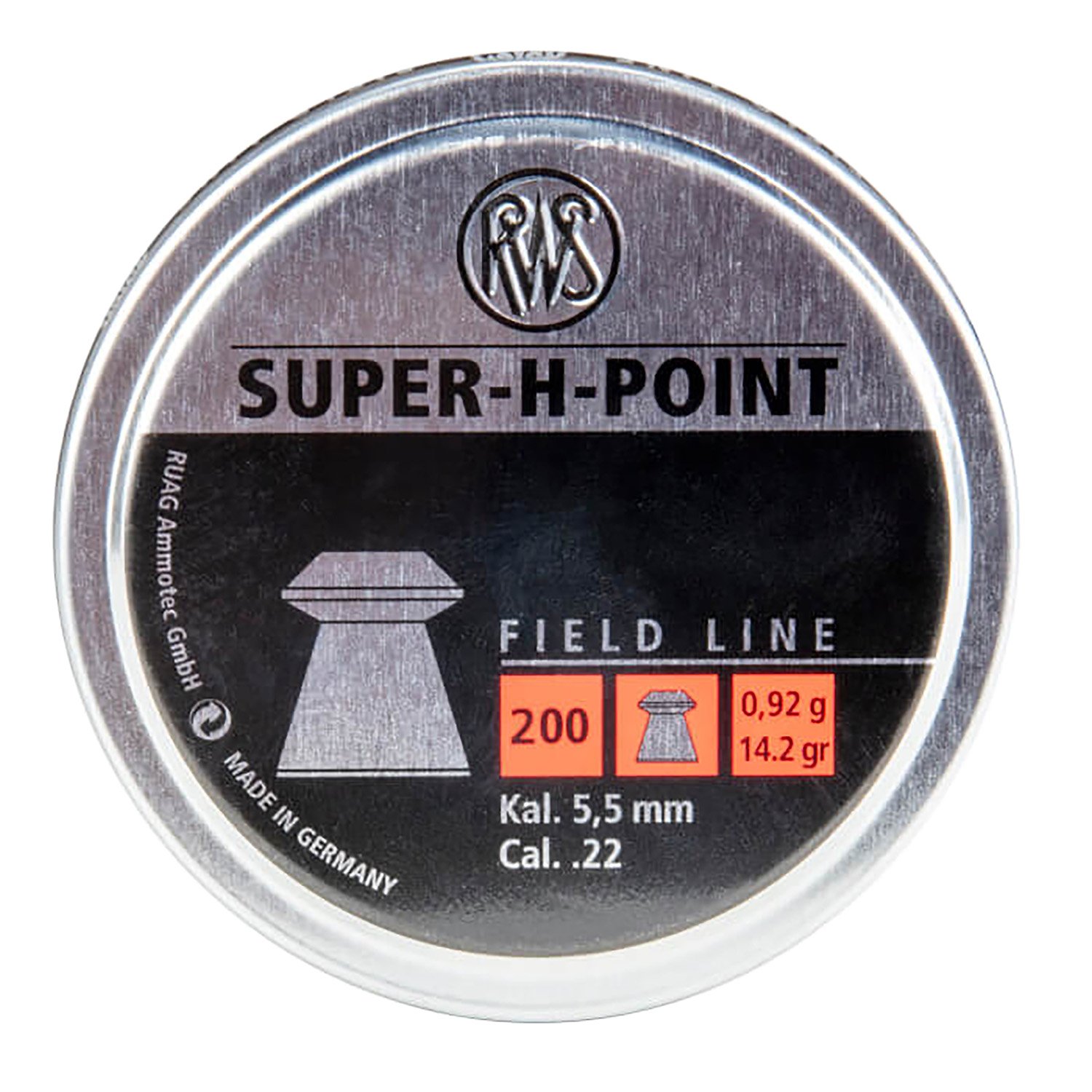 Umarex RWS Super H Point Pellets .22 cal 300/ct - Umarex Usa - 22