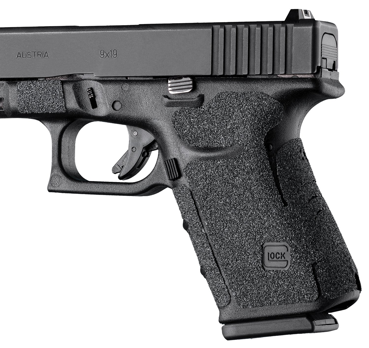 Buy Hogue Wrapter Grit Adhesive Grip for Glock 19 23 32 38 Black 17239 online