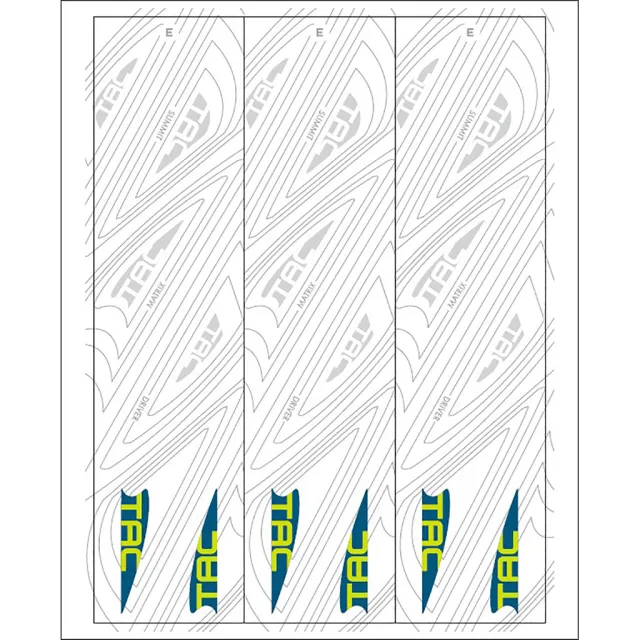 TAC Vanes Arrow Specific Wraps White Size E 4.675 13 pk. - TAC Vanes
