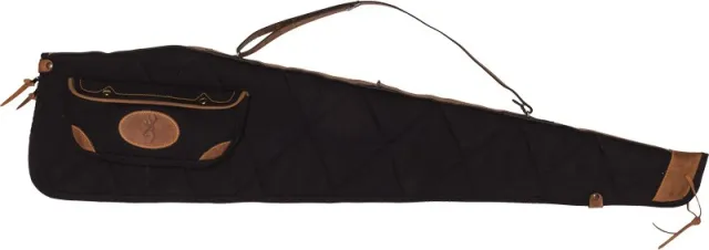 Browning Lona Canvas GUN Case 48" Scoped Black/Brown Trim 1413889948 - Browning