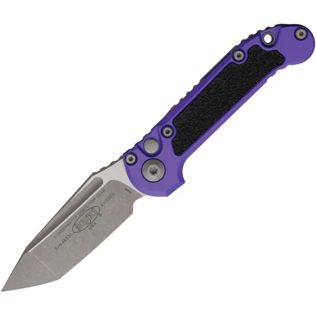 Microtech LUDT G3 3.5 In APOC Purple ALU Handle - MICROTECH