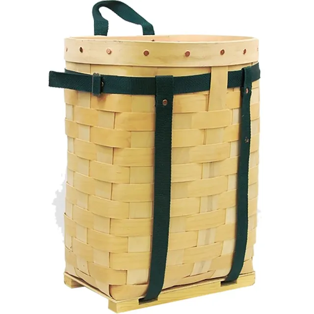 Minnesota Trapline 841187100462 Pack Basket 18" Hardwood, Adjustable Harness - Minnesota Trapline