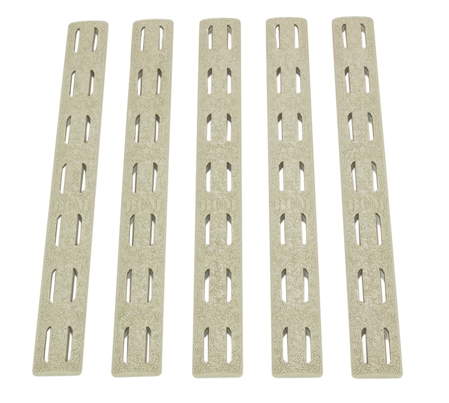 Buy BCM KMRRPFDE5 KeyMod Rail Panel Kit AR-15 Flat Dark Earth Polymer 5 Pack online