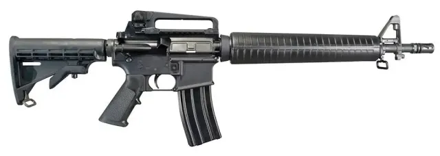 Windham Weaponry R16M4DA4T M4 Dissipator 5.56x45mm NATO Caliber with 16" Barrel, 30+1 Capacity, Black Hard Coat Anodized Metal Finish, Black 6 Position Stock & Polymer Grip Right Hand