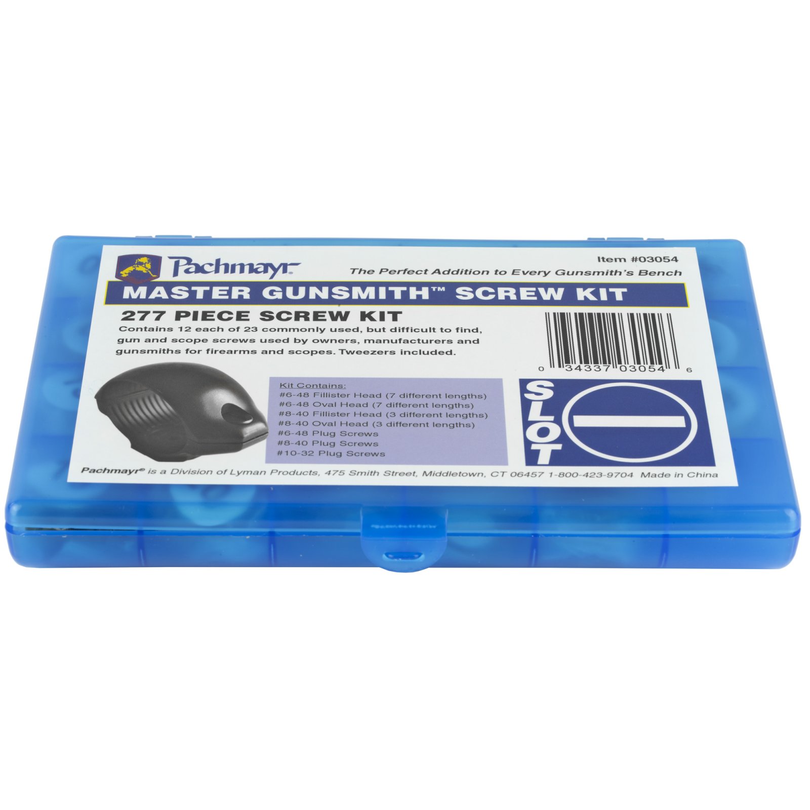 Pachmayr 03054 Master Gunsmith Screw Kit Blue Universal 277 Pieces - Pachmayr