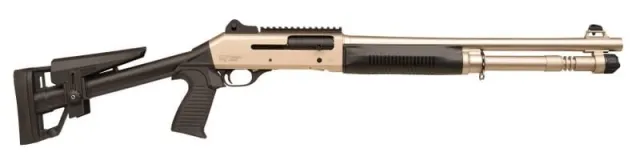 GForce GF412NJ 12GA Shotgun 18.5" Nickel Black 5-Round - GForce Arms - 12 Gauge