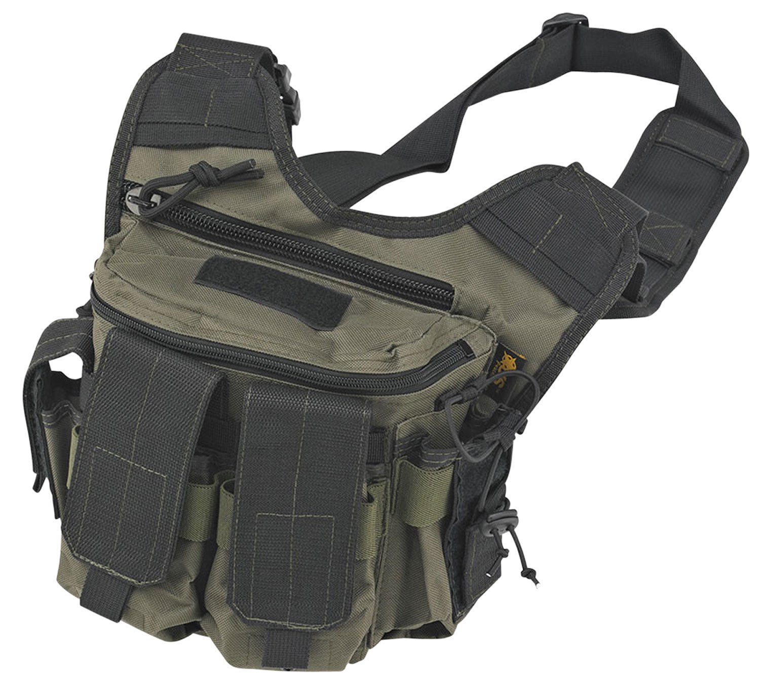 US Peacekeeper P20305 Water-Resistant Sling Pack, OD Green/Black - US Optics