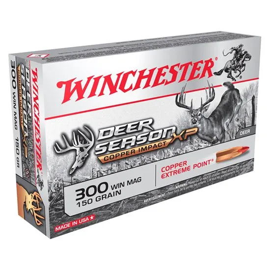 Winchester Ammo X300DSLF Deer Season XP Copper Impact 300 Win Mag 150 gr - Winchester - 300 Win Mag