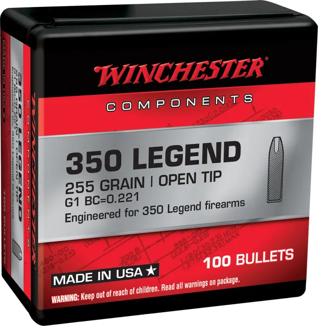 Winchester WB350L255X 350 Legend 255gr Open Tip Ammo 100/Box
