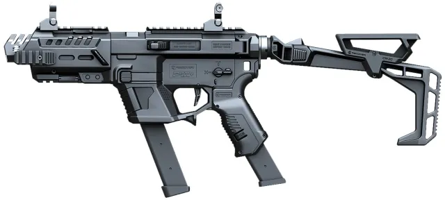 Recover Tactical P-IX+ Basic PG9 Folding Stock Black PIXPBFST01 - Recover Tactical