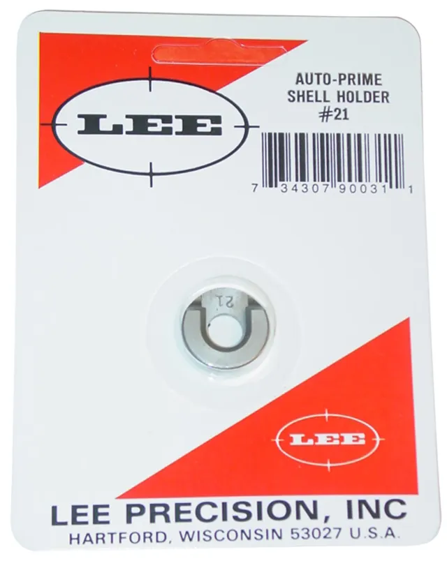 Lee Precision 90031 Shell Holder 6.8 SPC Auto Prime Silver - Lee Precision - 6.8 mm Remington