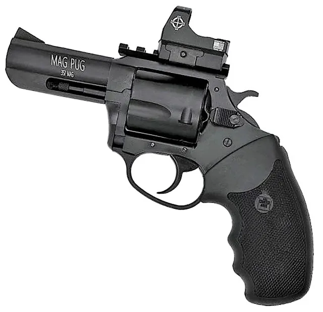 CA MAG PUG 357MAG 3 BLK FULL 5RD OPTIC SHOOT - Charter Arms