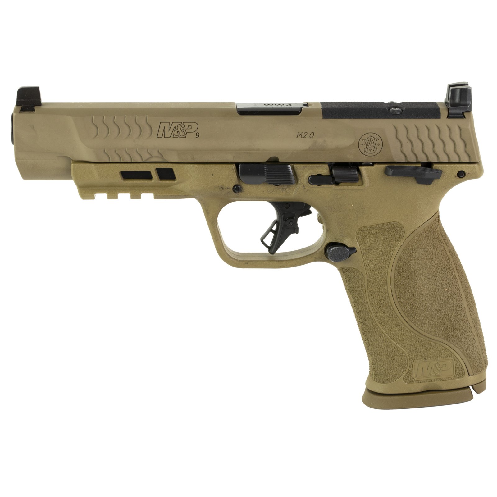 Smith Wesson M&P9 13569 9mm 17Rd Optics Ready FDE - Smith & Wesson - 9mm