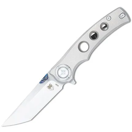 CobraTec CTMVKM390TNS Maverick Titanium M390 Tanto Blade Knife - CobraTec Knives