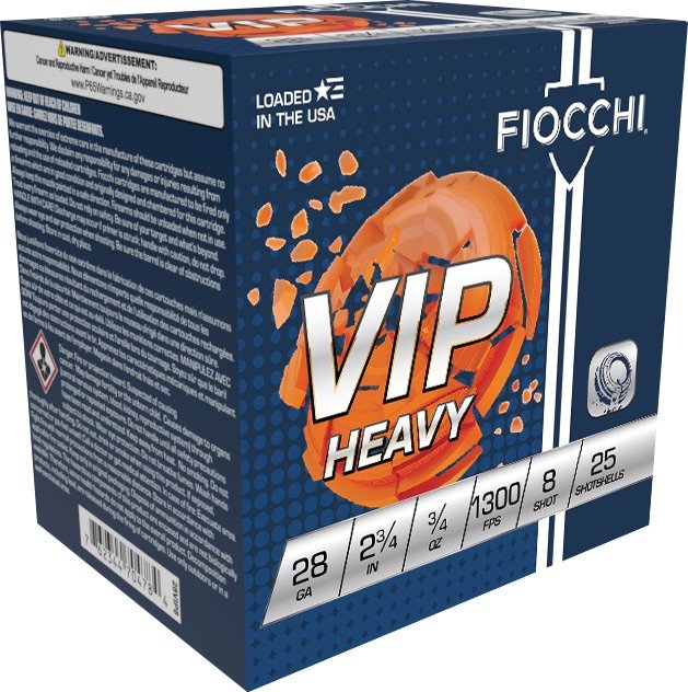 Buy Fiocchi 28VIPH8 Exacta Target VIP Heavy 28Ga 2.75" 3/4oz 8Shot 25/Box online